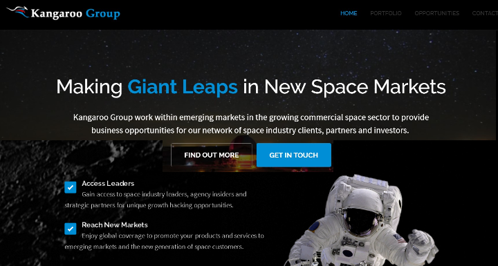 kangaroo space group website design